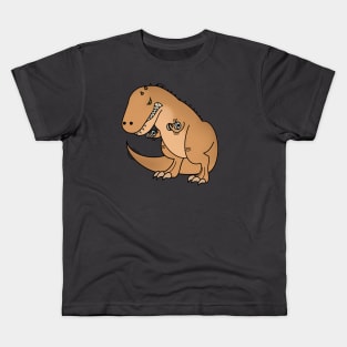 Funny T Rex lifting weights, Funny Dinosaur Kids T-Shirt